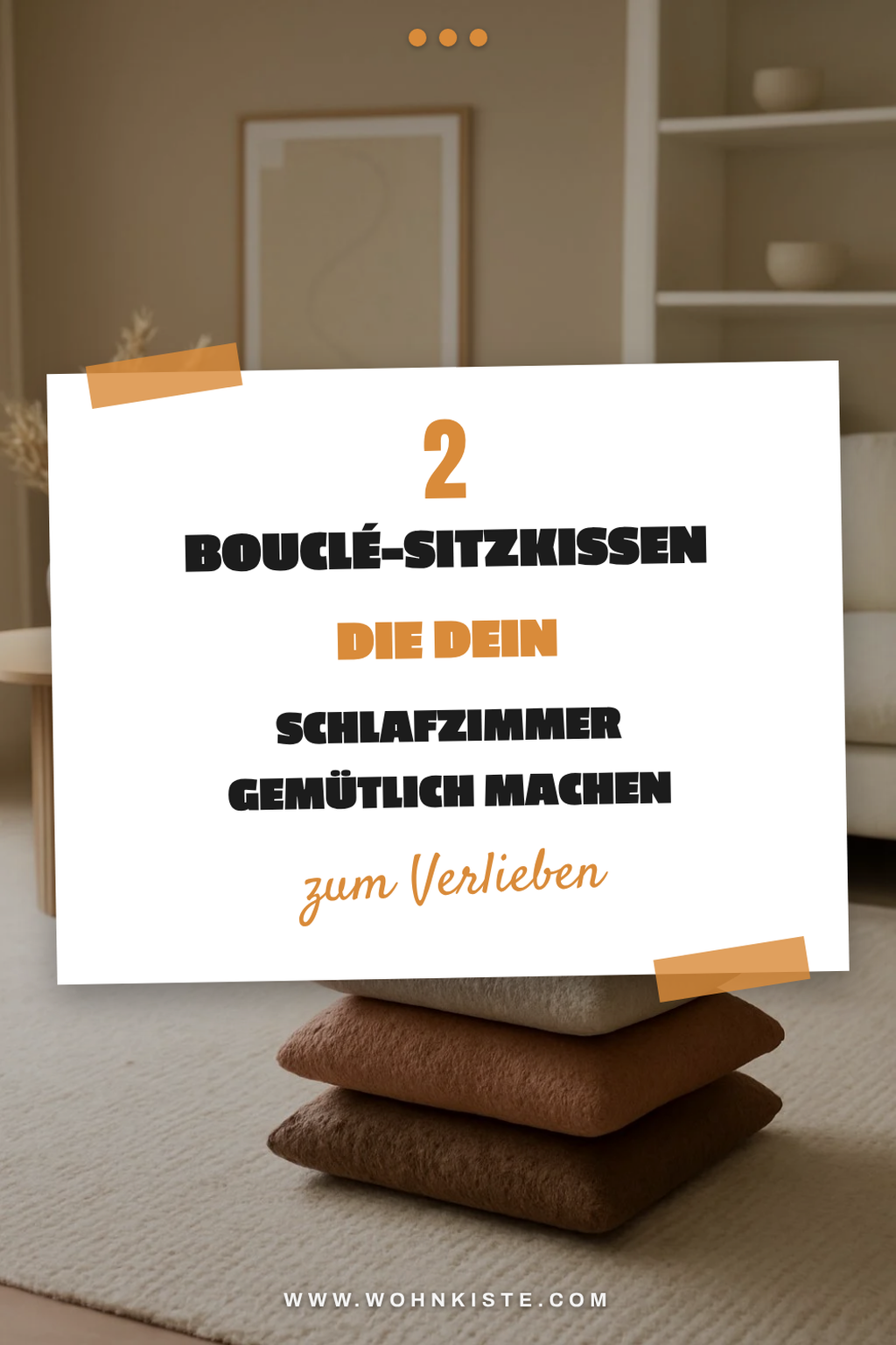 Diese 5 Bouclé-Sitzkissen sind perfekt für dein Schlafzimmer