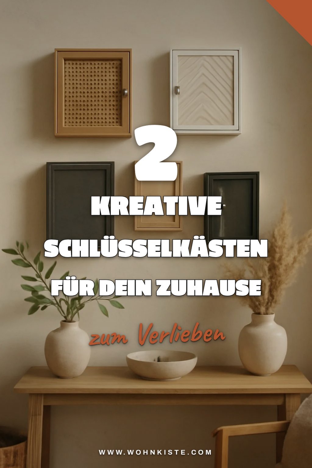 Kreative Schlüsselkästen für jedes Zuhause