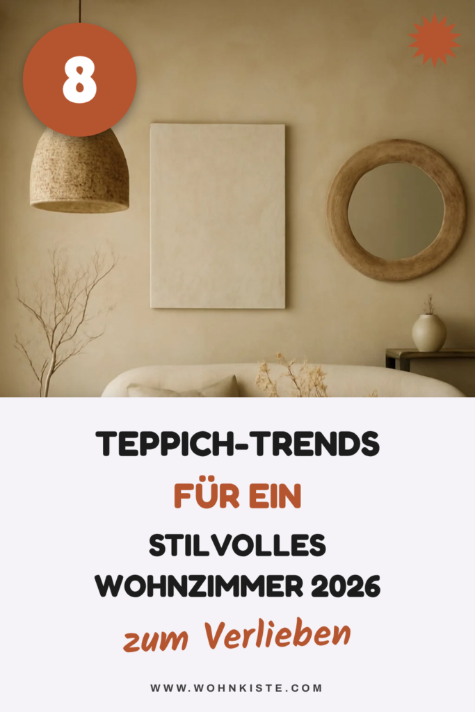 8 Teppich-Trends für ein stilvolles Wohnzimmer 2026