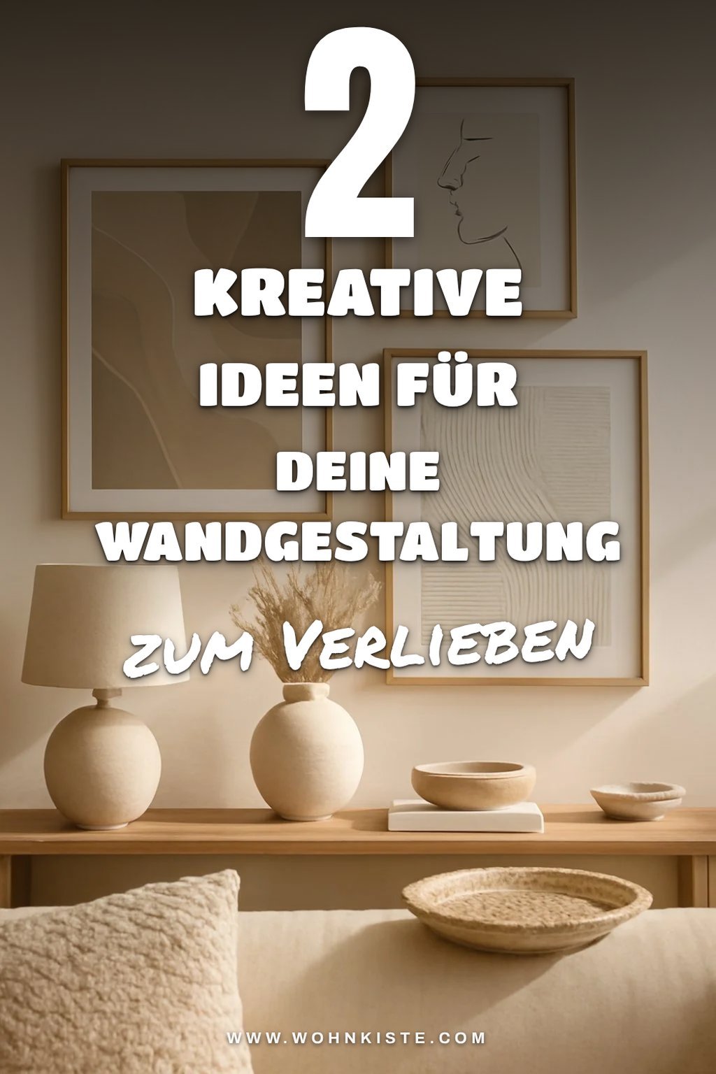 Kreative Wandgestaltung mit Bilderrahmen