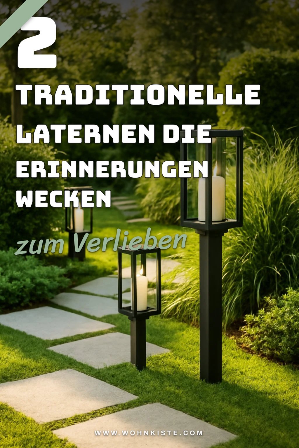 Traditionelle Laternen für nostalgisches Flair