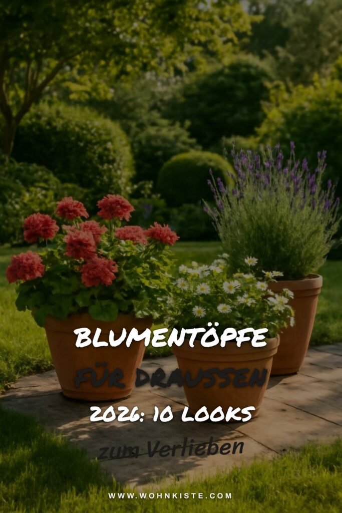 Blumentöpfe für draußen 2026: 10 Looks, die deinen Garten erfrischen