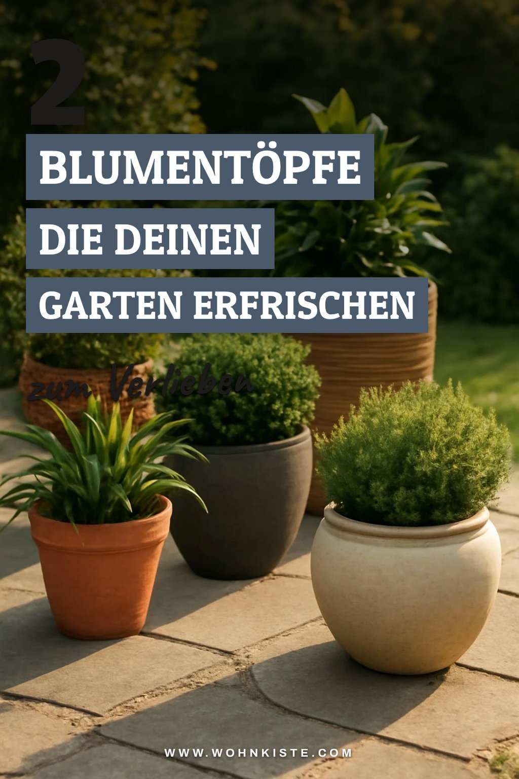Entdecke 5 trendige Blumentöpfe für deinen Garten