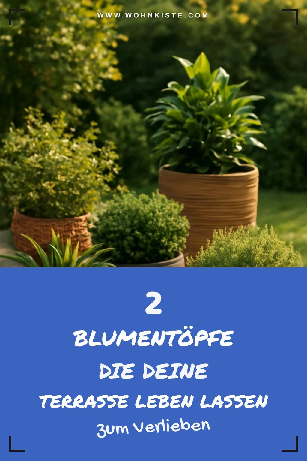 Blumentöpfe für Balkon und Terrasse gestalten