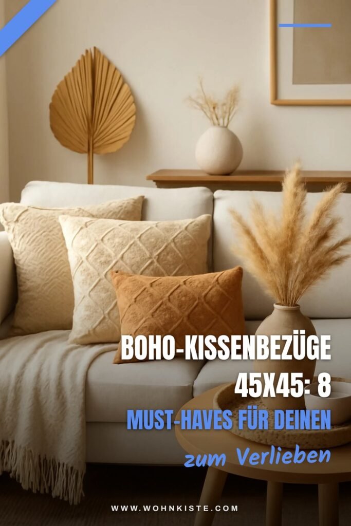 Boho-Kissenbezüge 45x45: 8 Must-Haves für deinen Wohnstil