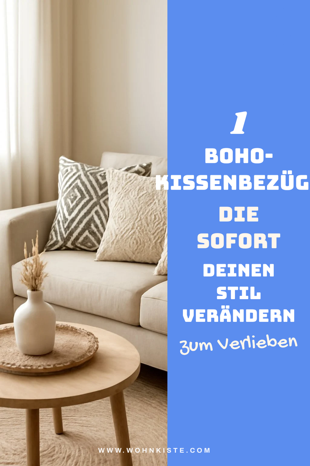 Wie du mit Boho-Kissenbezügen dein Wohnzimmer aufpeppen kannst