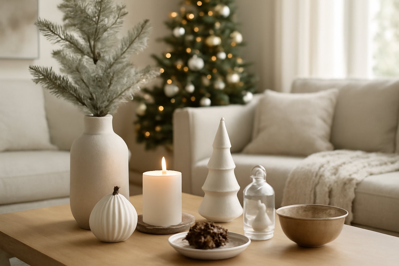 So verwandelst du dein Wohnzimmer in ein Weihnachtswunderland