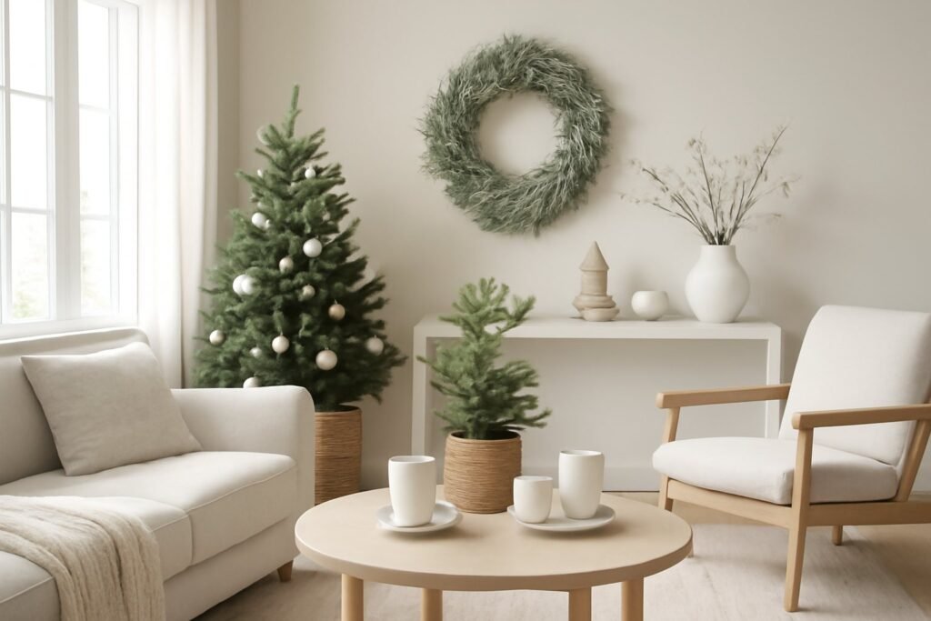 10 reduzierte Deko-Ideen für ruhige Weihnachtsräume