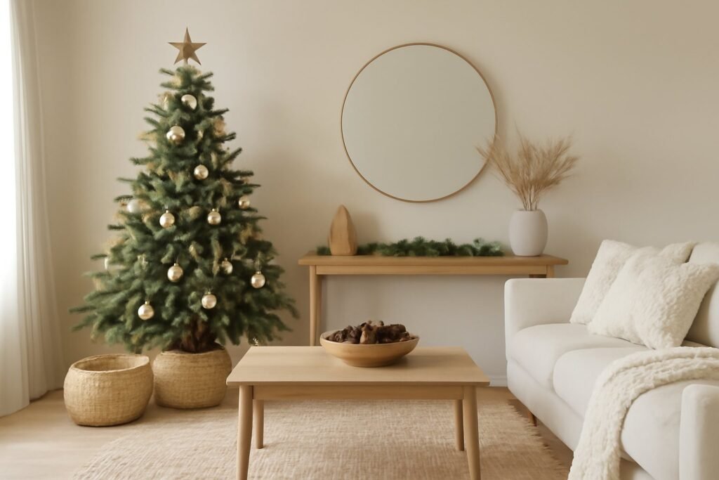 12 klare Deko-Ideen reduzierte Räume für Weihnachten