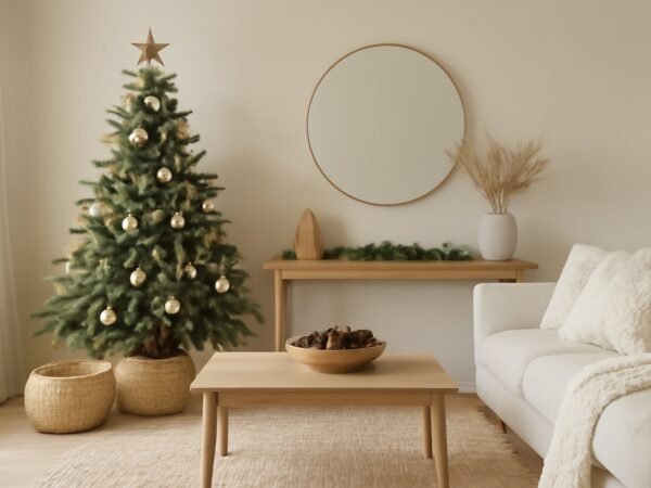 12 klare Deko-Ideen reduzierte Räume für Weihnachten