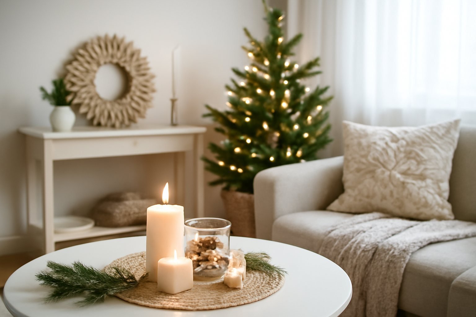 Kreative Weihnachtsdeko für Wände