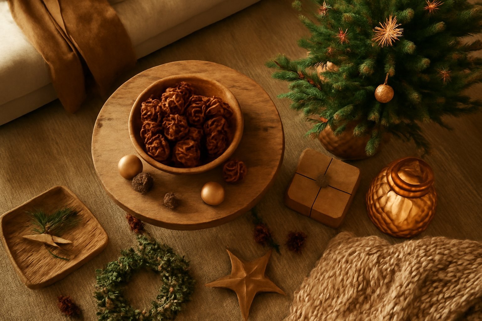 Wunderschöne Wanddeko für die Weihnachtszeit