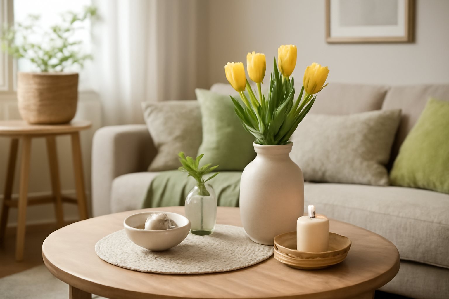 Natürliche Materialien für ein frisches Ambiente