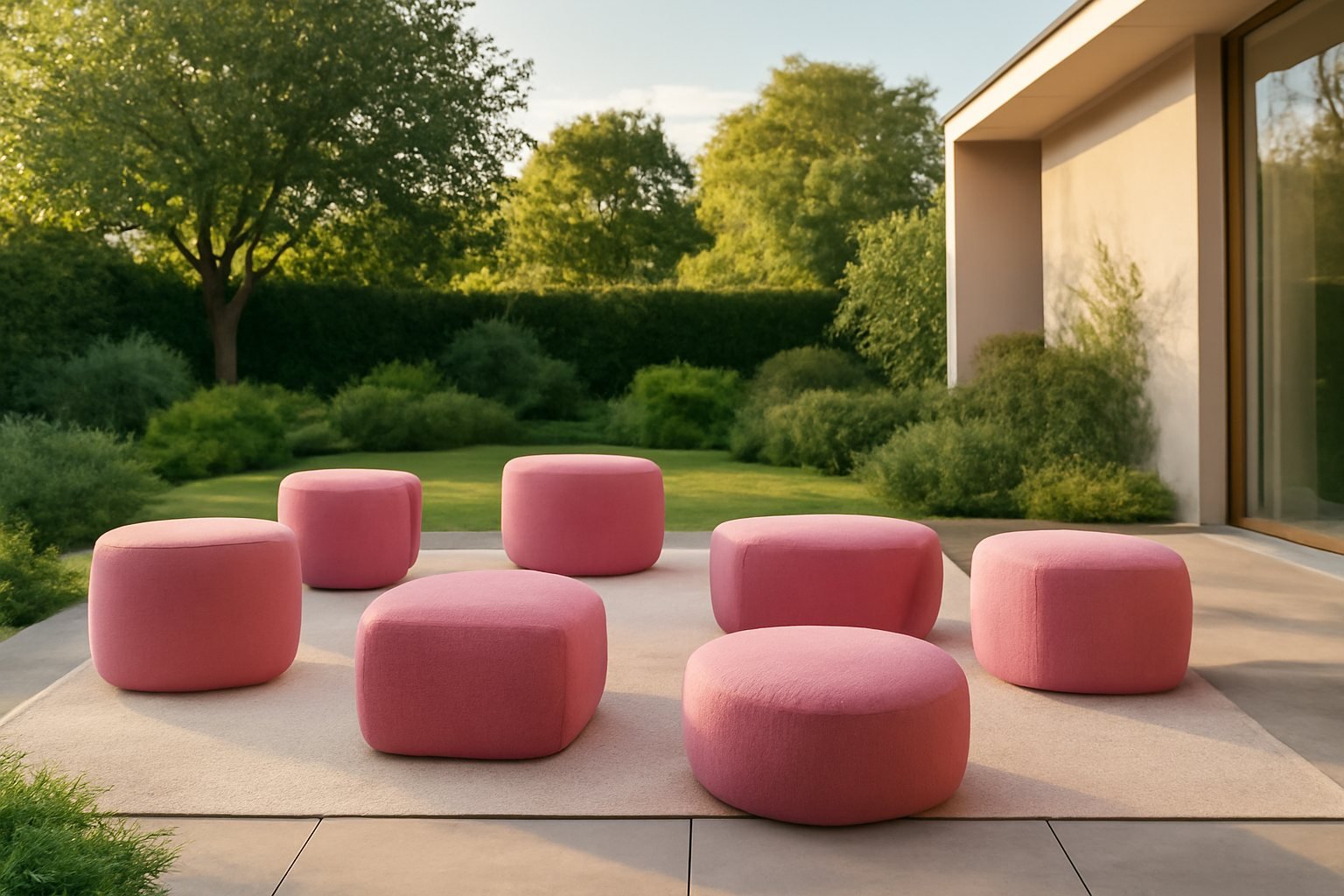 So wählst du den perfekten Pouf für deinen Außenbereich