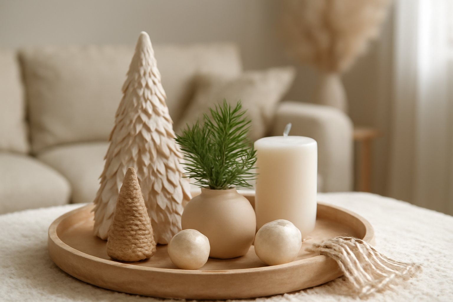 So bringst du festliche Stimmung mit Boho-Dekotabletts