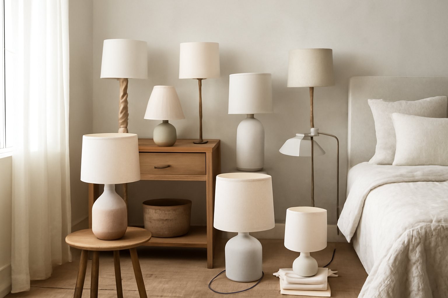 Klassische Nachttischlampen für zeitlose Eleganz