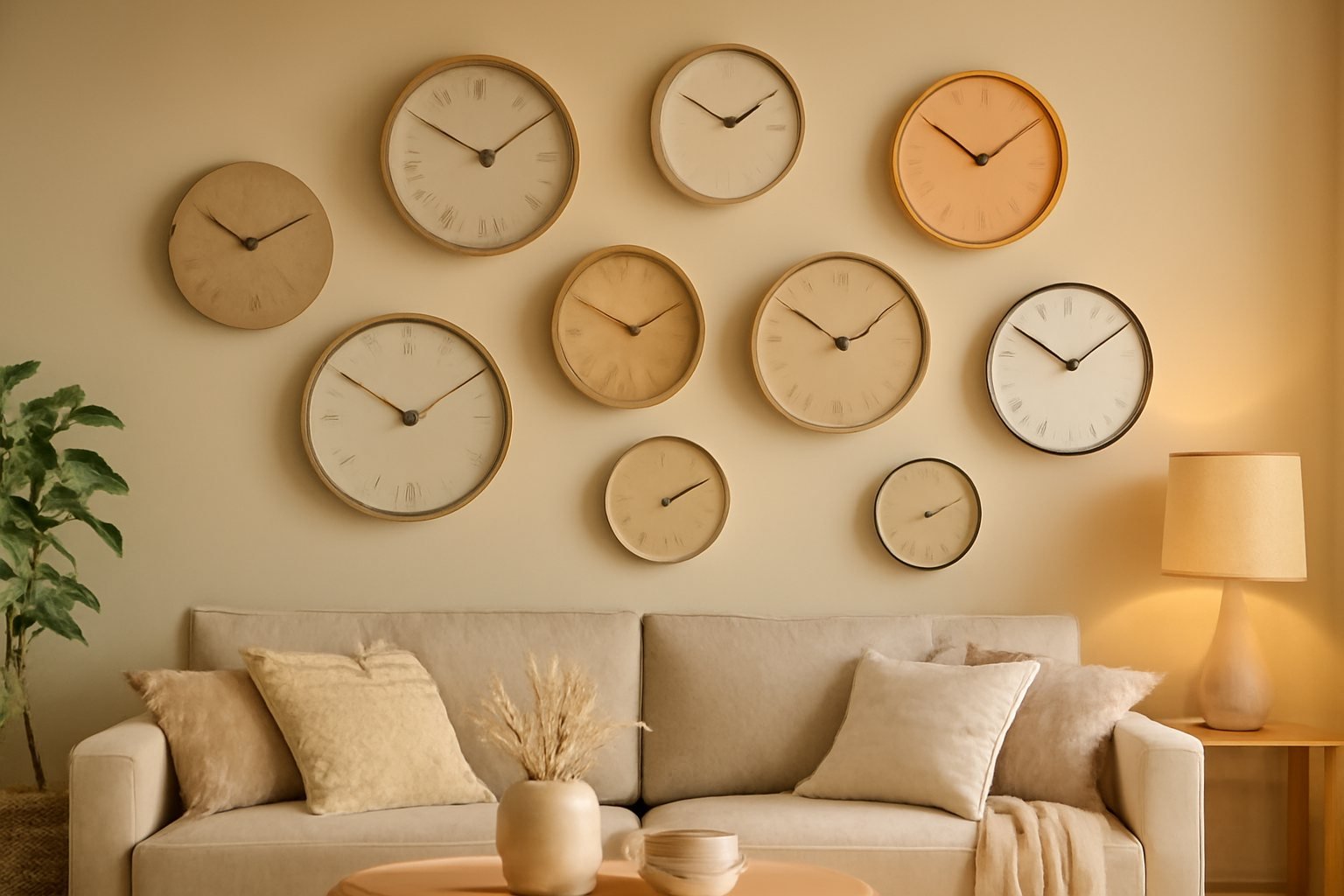 So findest du die perfekte Wanduhr für dein Wohnzimmer