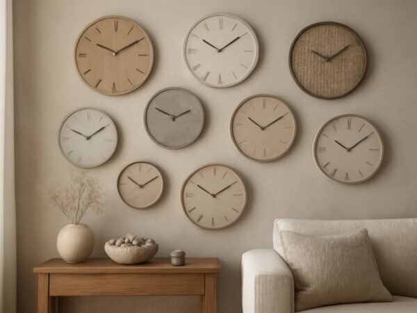 10 moderne Wanduhren für ein stilvolles Wohnzimmer