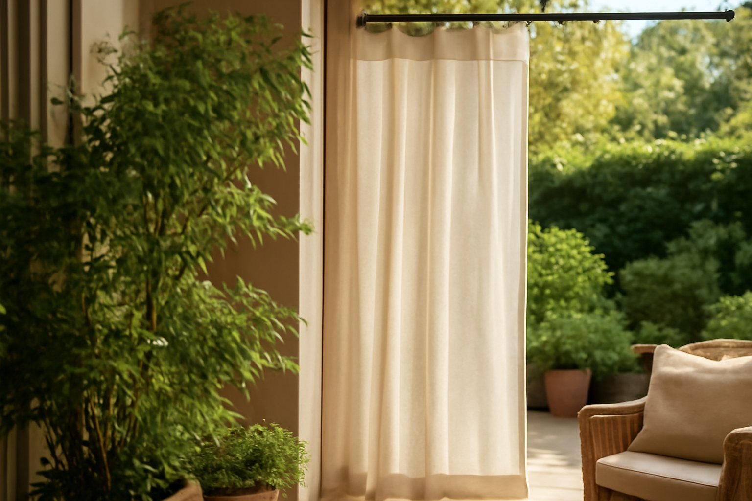 So verwandelst du deine Outdoor-Vorhänge kreativ und günstig