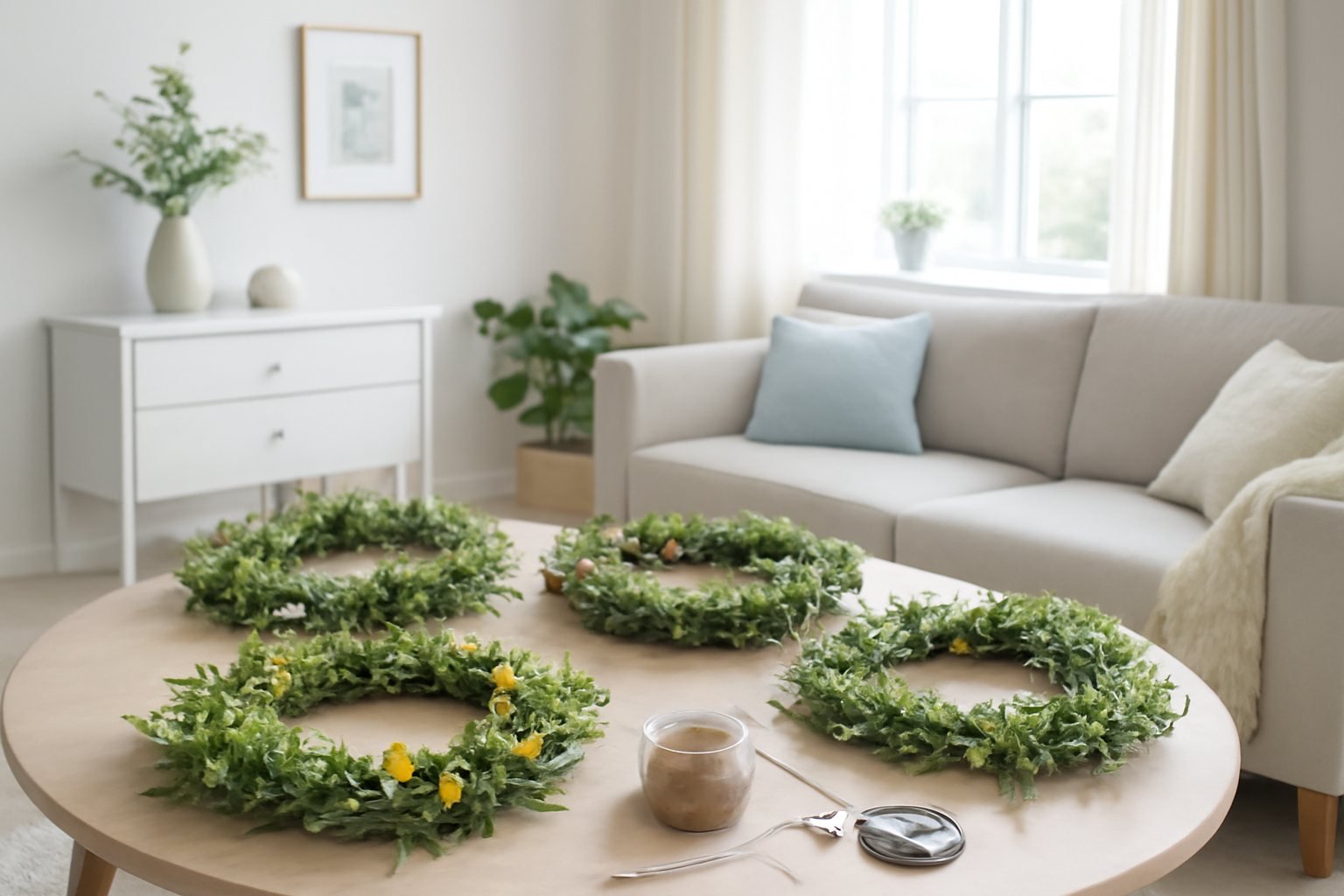 Wie du mit Naturmaterialien kreative Kränze bindest