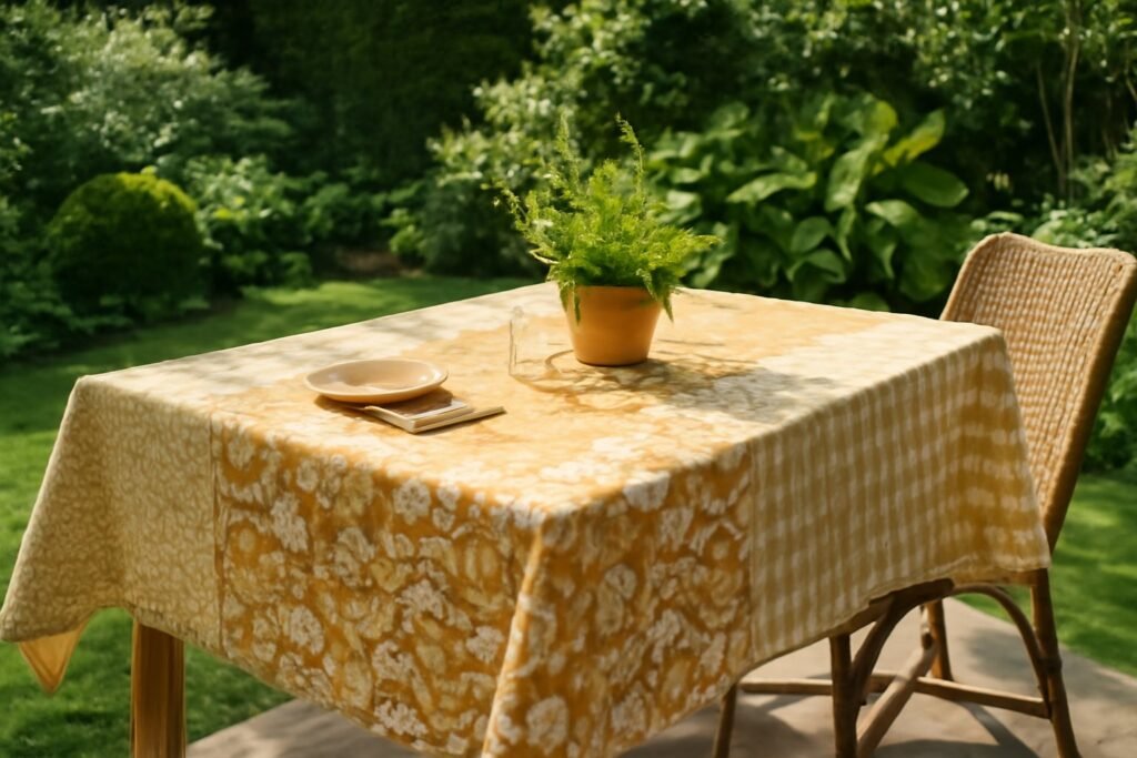 Outdoor-Tischdecke selber nähen: 3 kreative Stoffideen