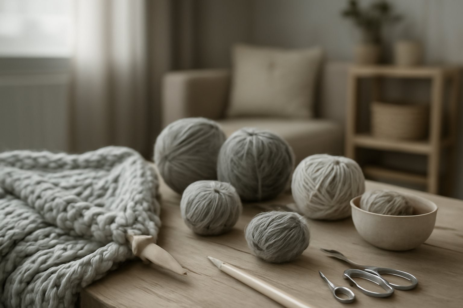 So pflegst du deine selbstgestrickte Decke