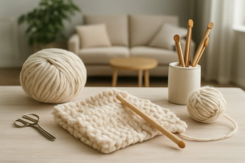 So machst du deine Wohndecke stricken 2026 einfach