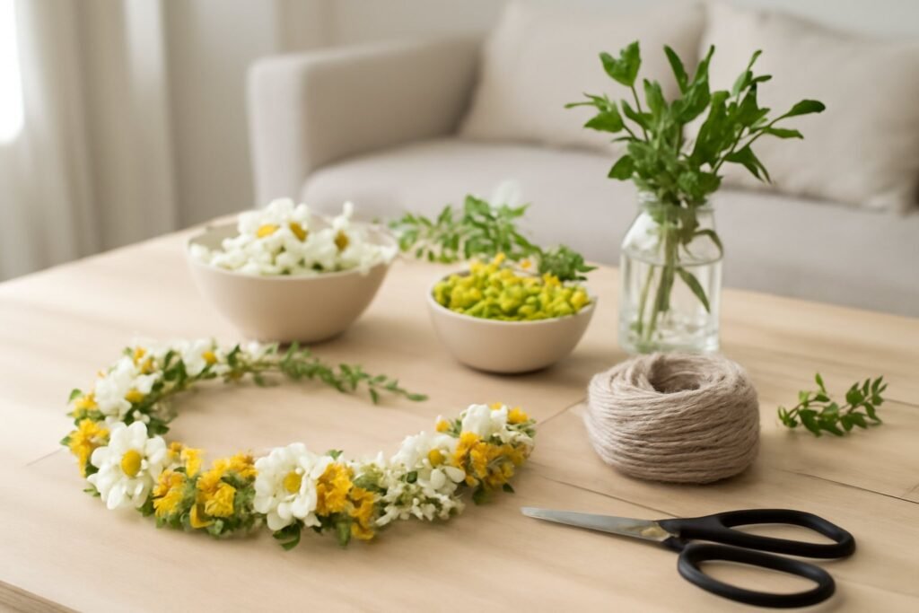 Blumengirlanden selber binden: 7 kreative DIY-Ideen