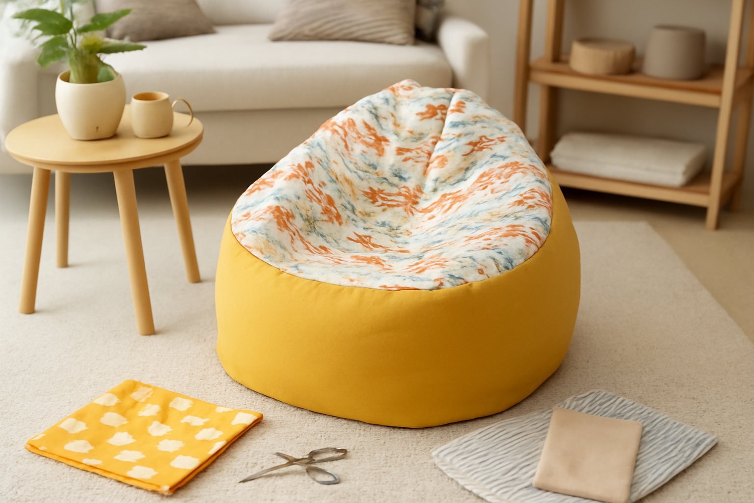 2 kreative Verschlüsse für deinen Sitzsack