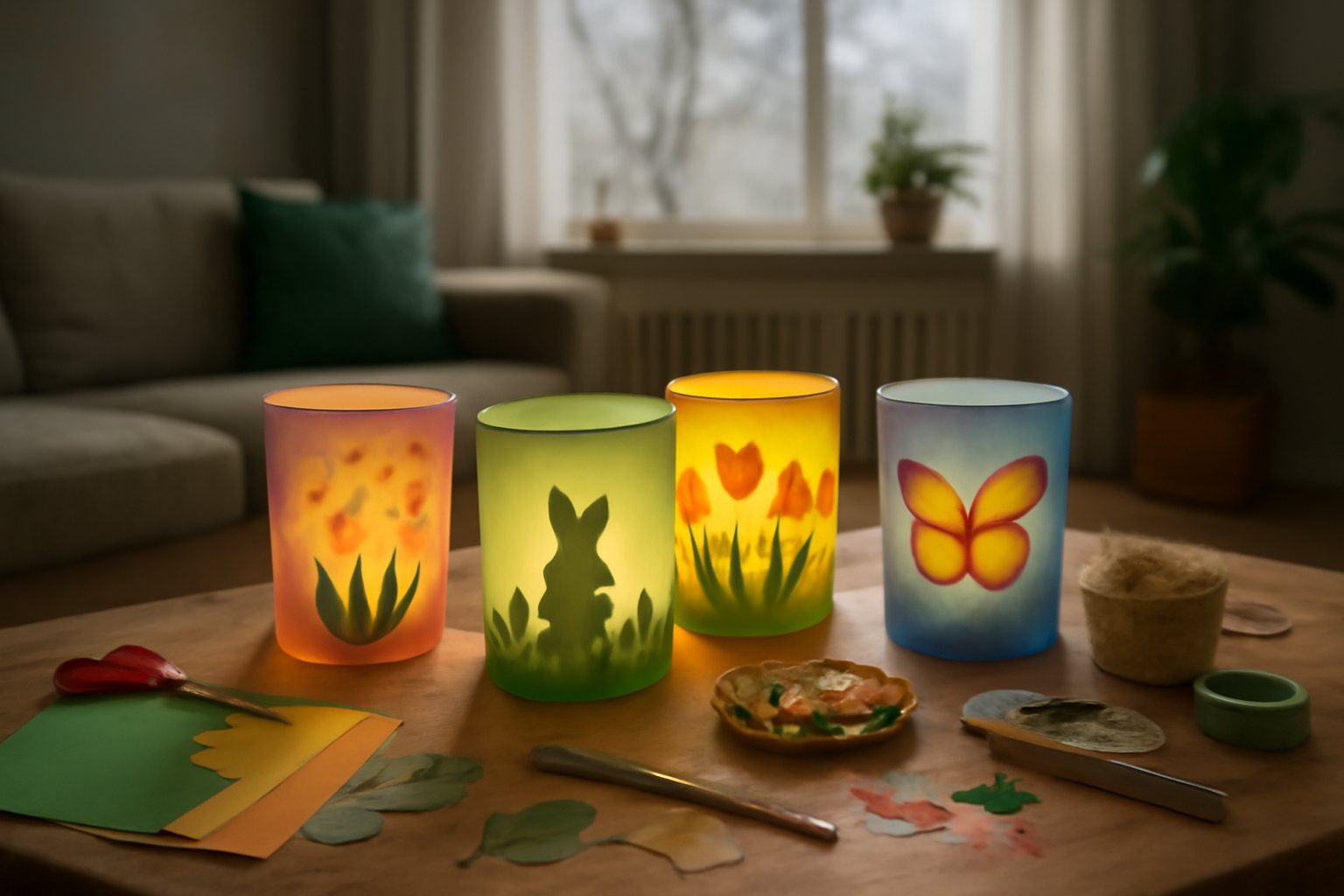 DIY LED-Laternen für Kinder