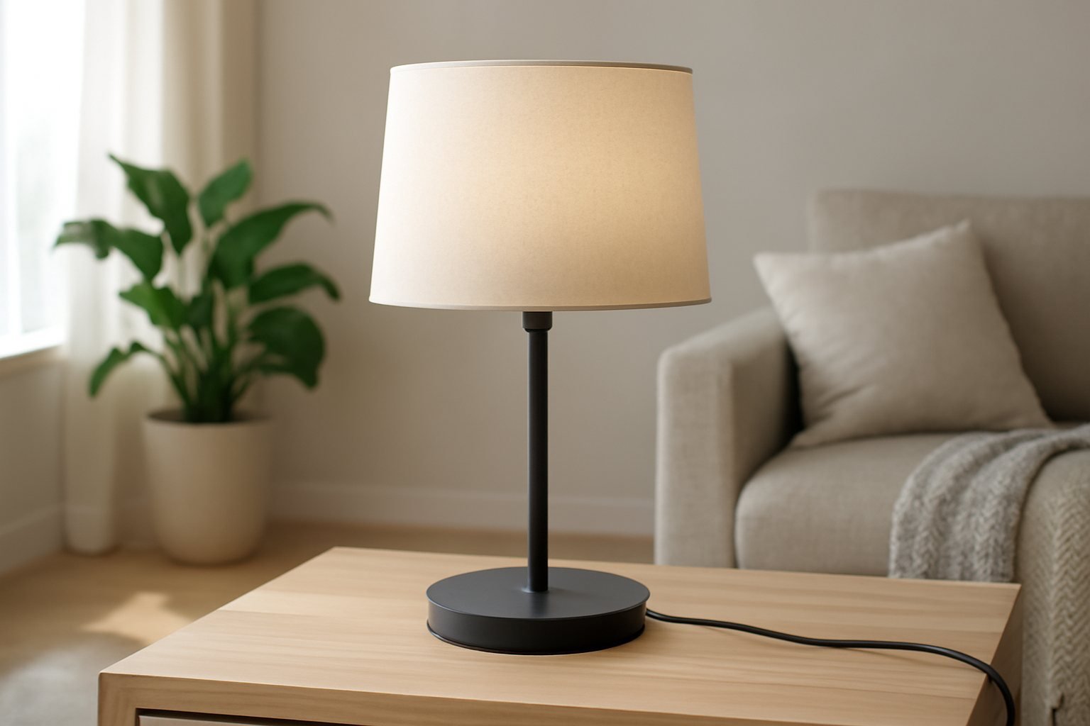 So findest du die richtige Höhe für deine Nachttischlampe
