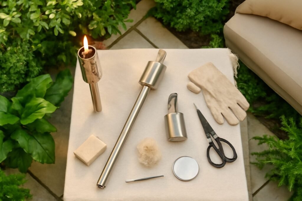 Gartenfackel selber bauen: DIY aus Edelstahl + Top-Modelle