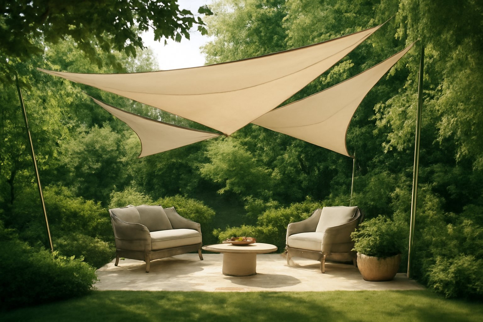 Diese 5 Sonnensegel bringen Schatten in deinen Garten