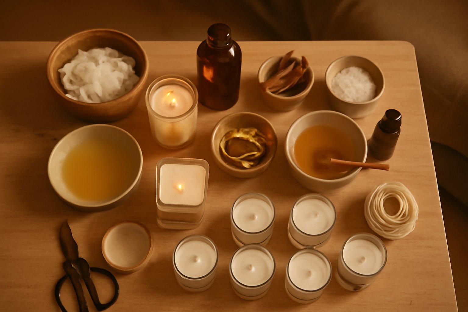 Duftkerzen für Meditation und Entspannung
