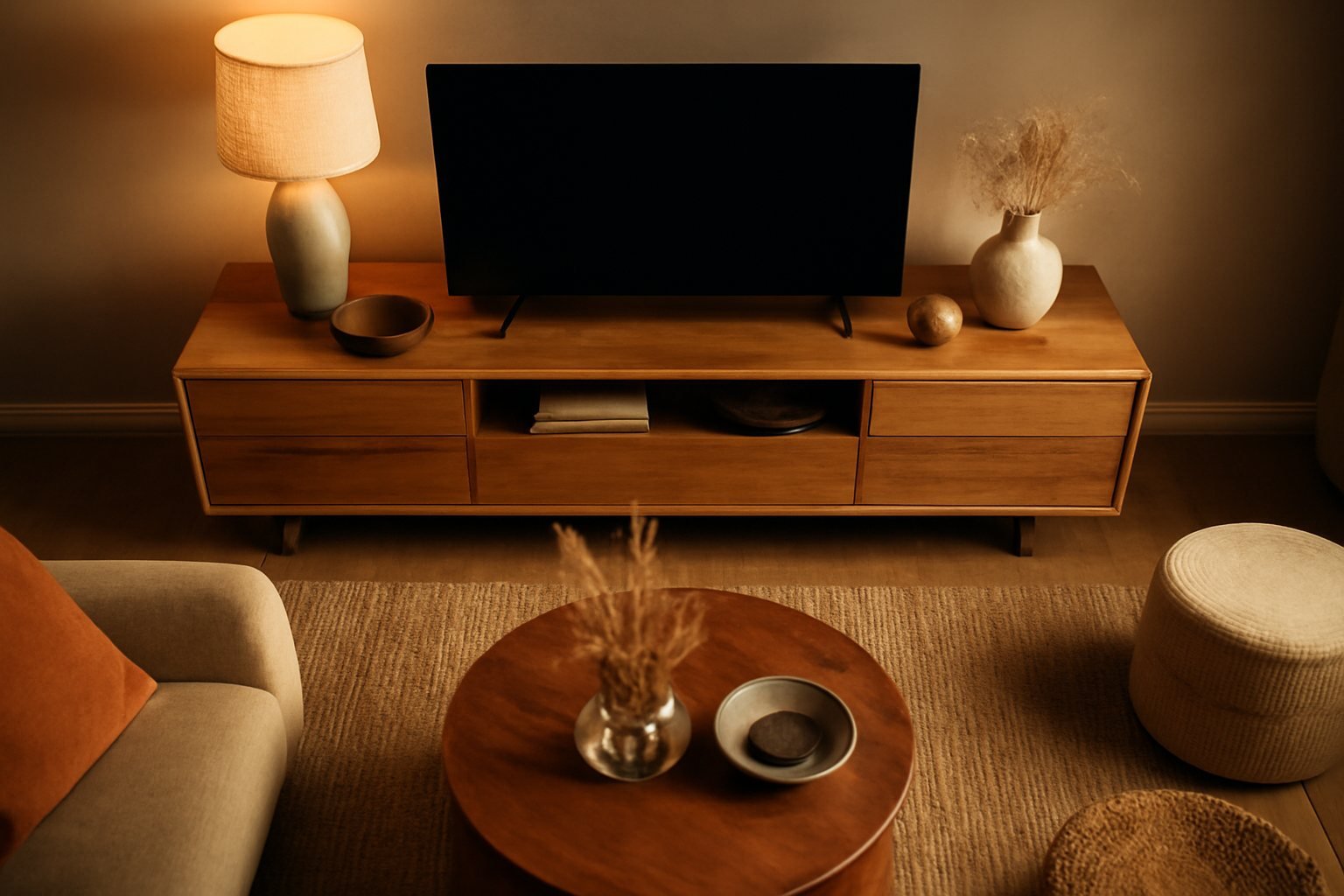 So findest du das perfekte TV Lowboard für dein Wohnzimmer