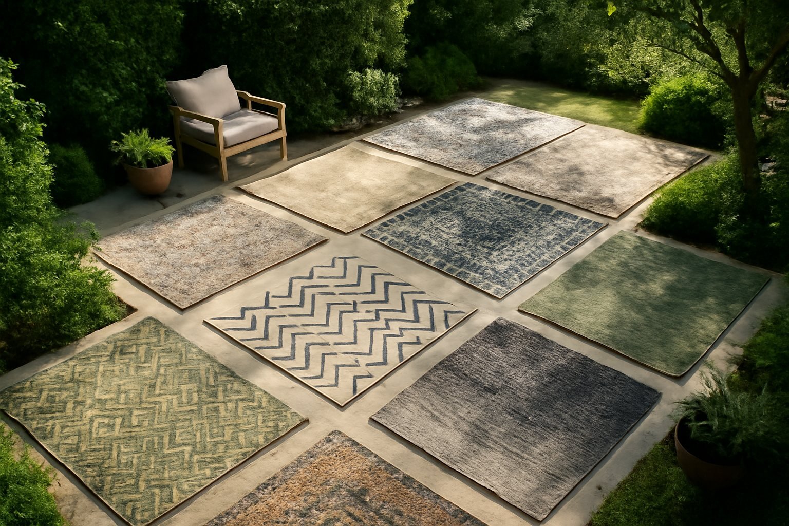 So wählst du den perfekten Outdoor-Teppich aus