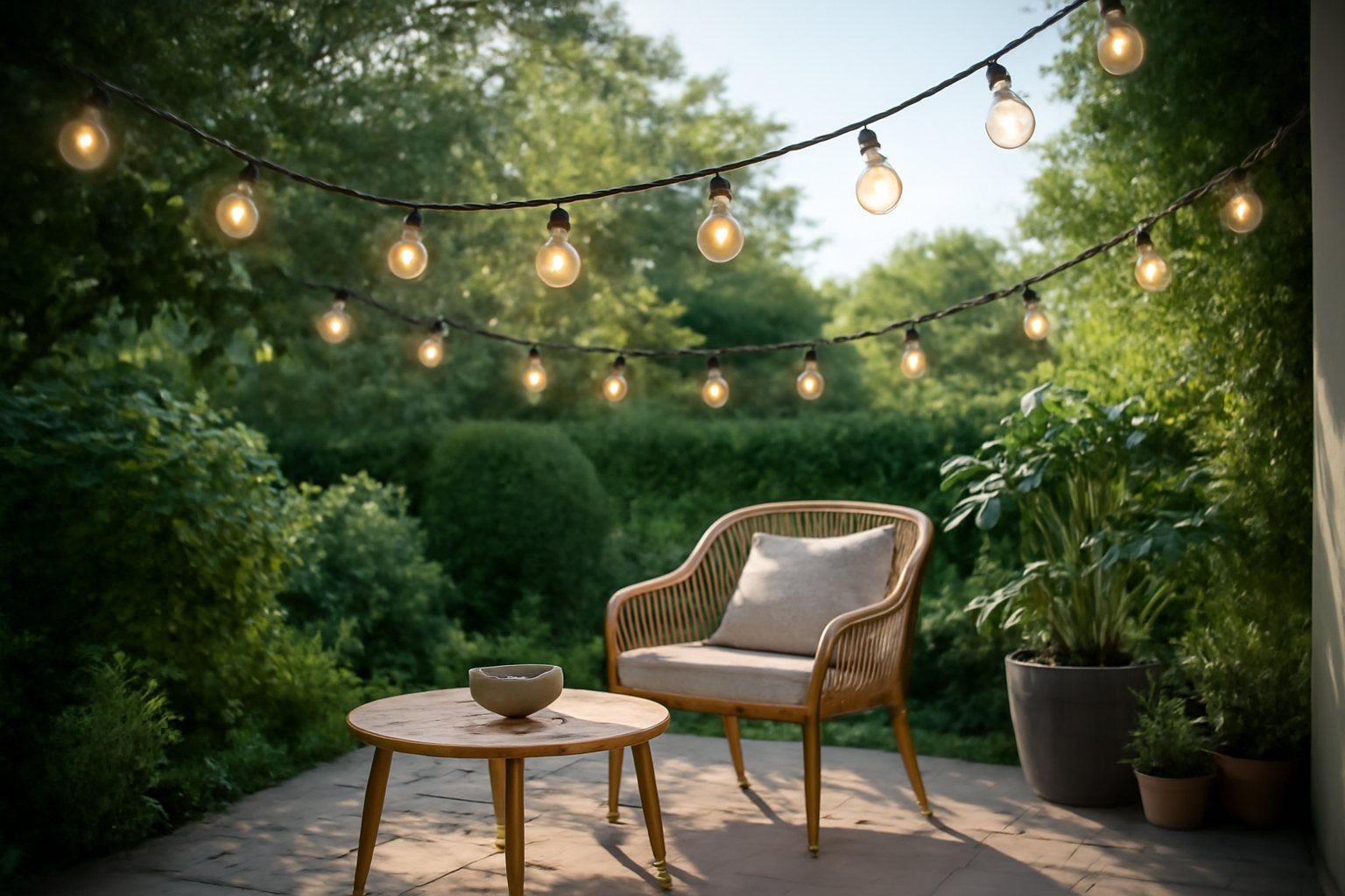 So wählst du die besten Lichterketten für deine Terrasse