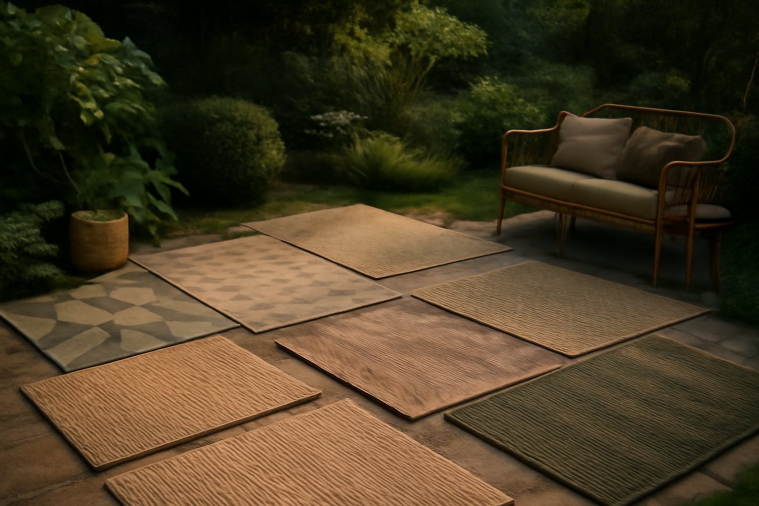 So wird dein Garten mit Teppichen zur Wohlfühloase