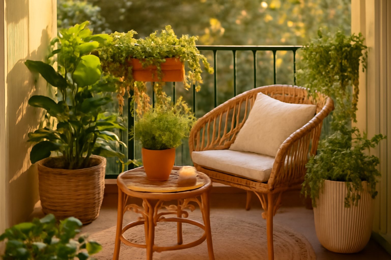 So machst du deinen Balkon zur grünen Oase