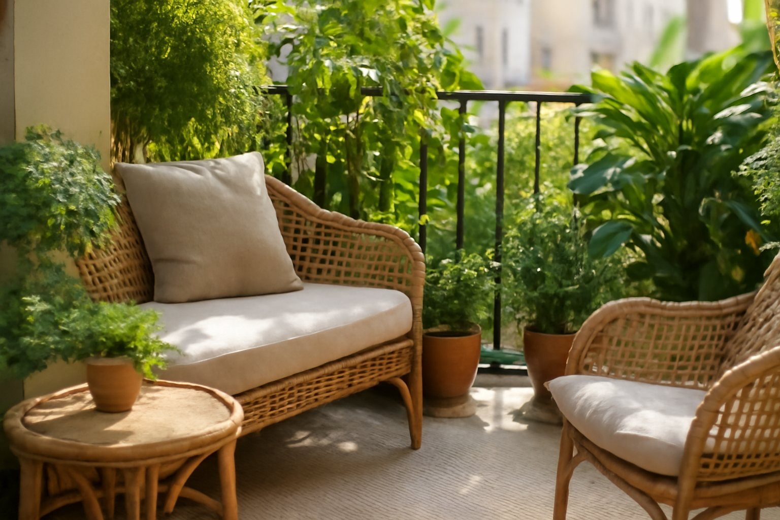 Deko-Ideen für einen einladenden Balkon