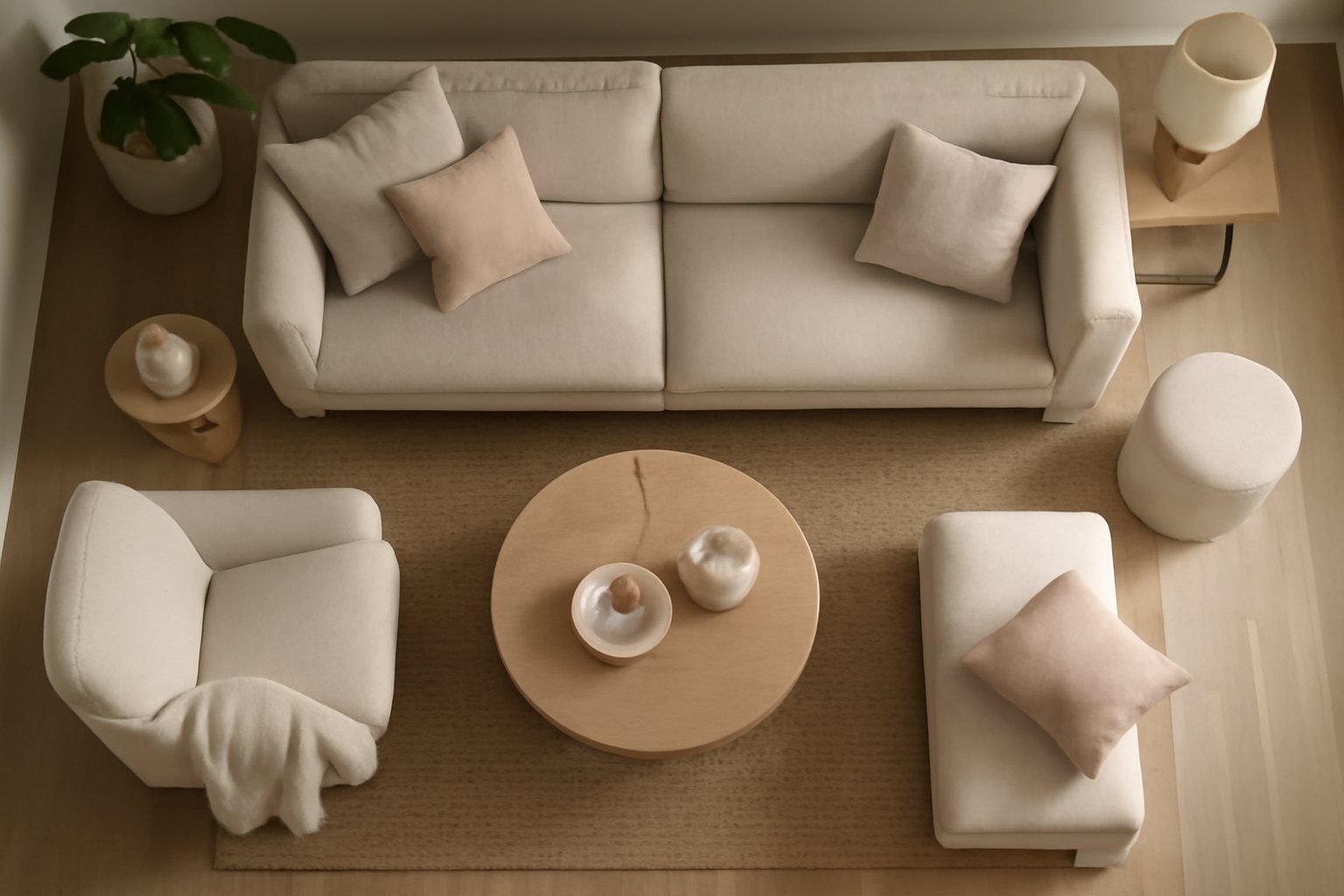 Kreative Sofa-Layouts für kleine Räume