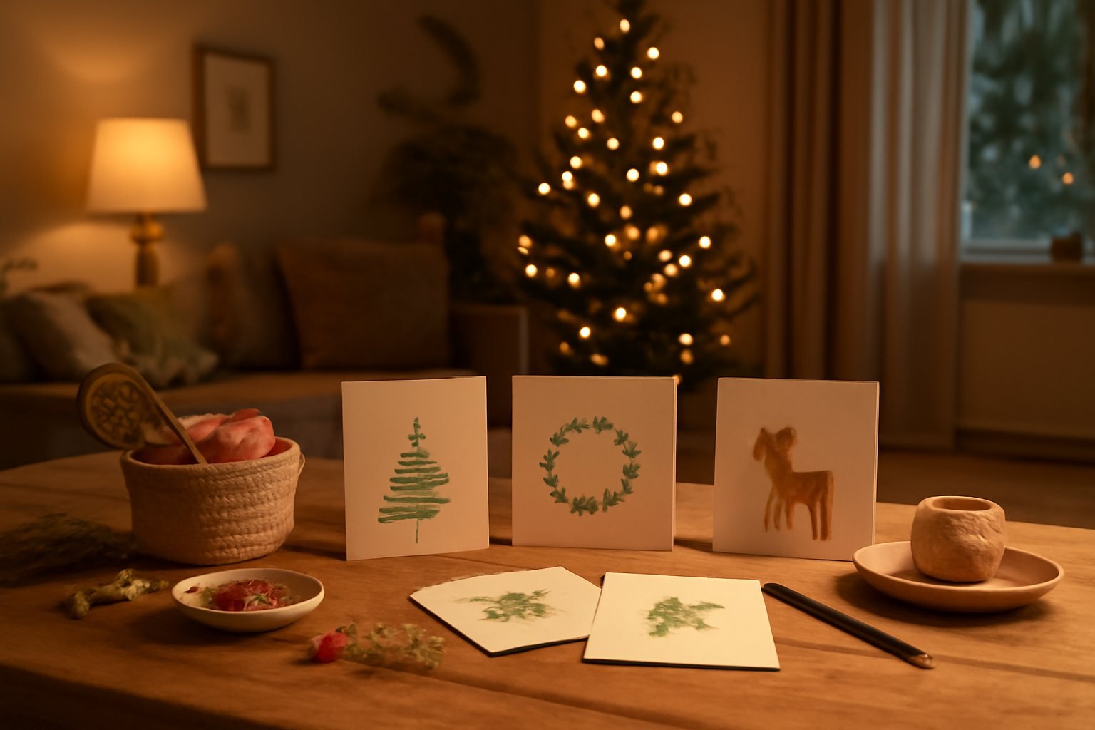 So bringst du die Natur ins Weihnachtsdekor