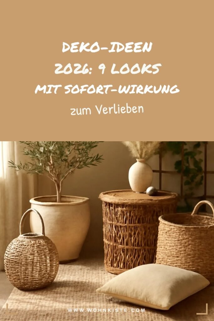 Deko-Ideen 2026: 9 Looks mit Sofort-Wirkung für deinen Garten
