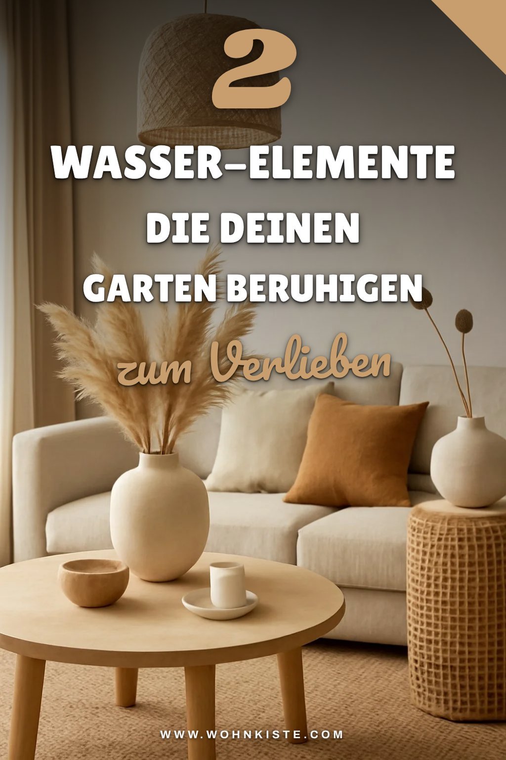 Wasser-Elemente für Ruhe und Entspannung