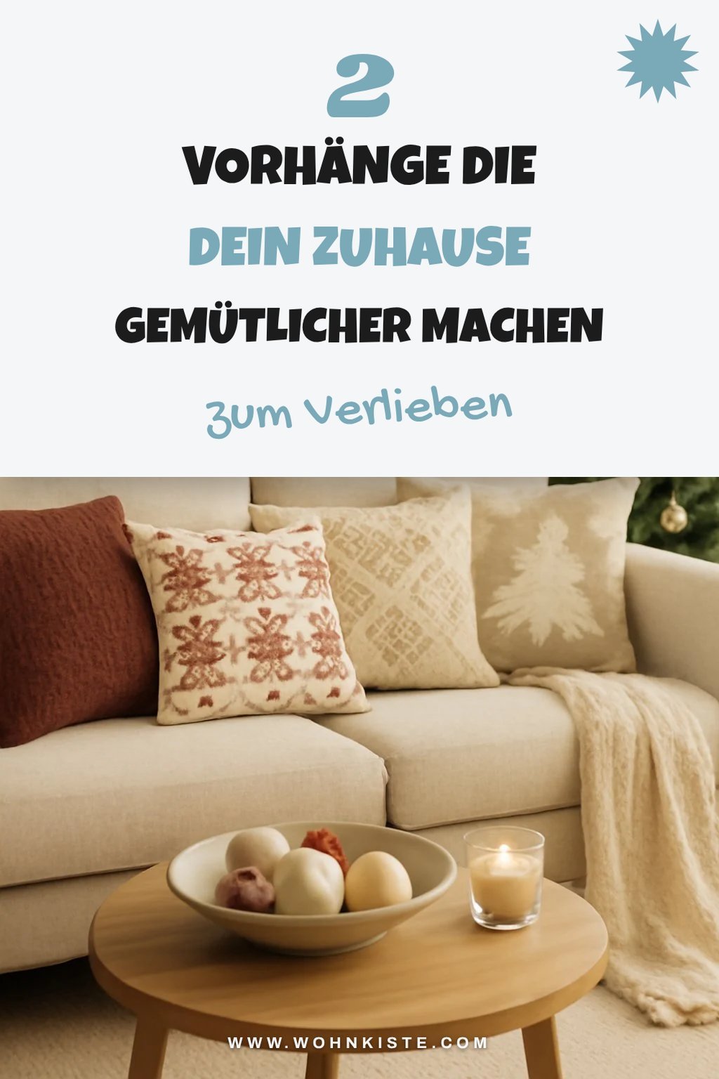 So schaffst du eine festliche Atmosphäre mit Vorhängen