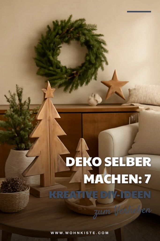 Deko selber machen: 7 kreative DIY-Ideen für Weihnachten