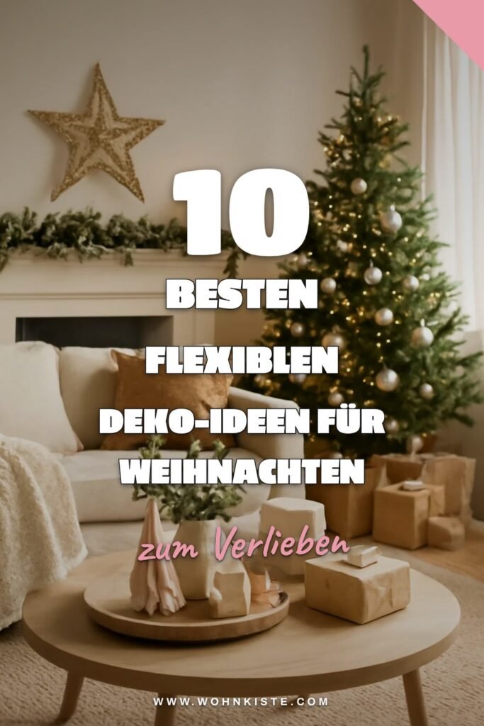 Die 10 besten flexiblen Deko-Ideen für Weihnachten
