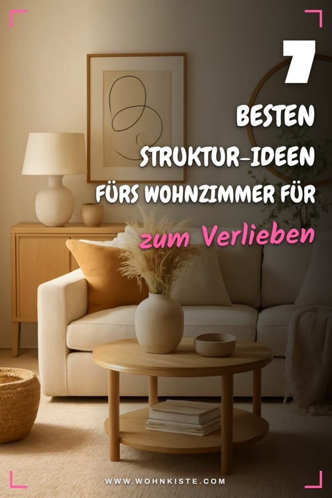 Die 7 besten Struktur-Ideen fürs Wohnzimmer für mehr Ordnung