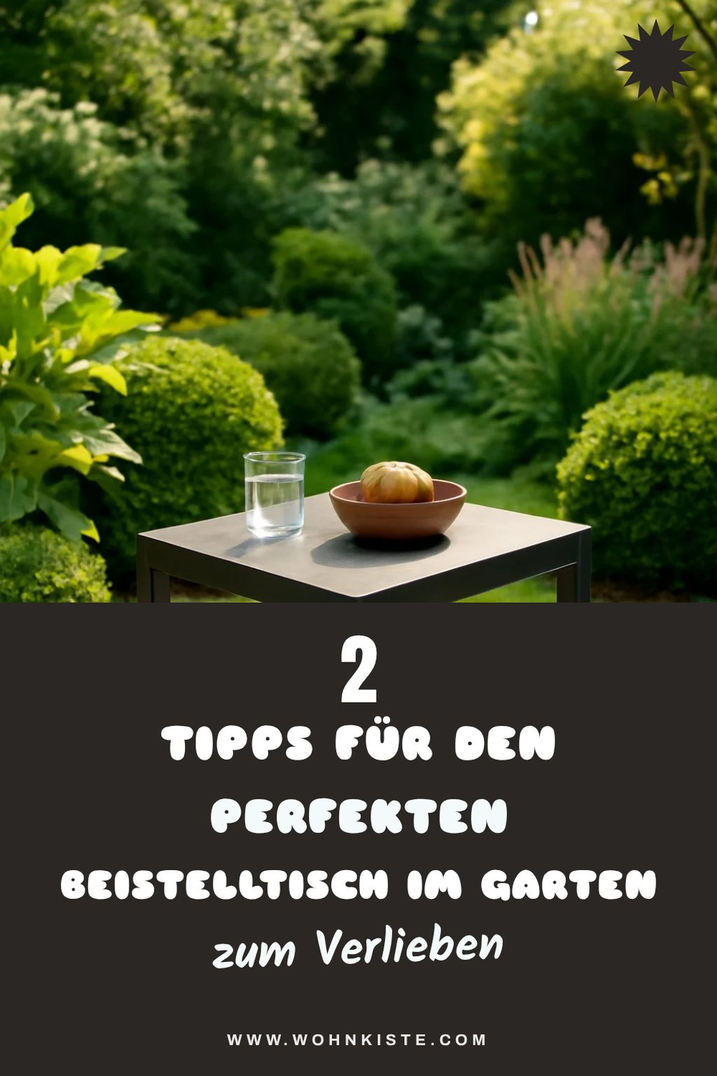 So findest du den perfekten wetterfesten Beistelltisch für deinen Garten