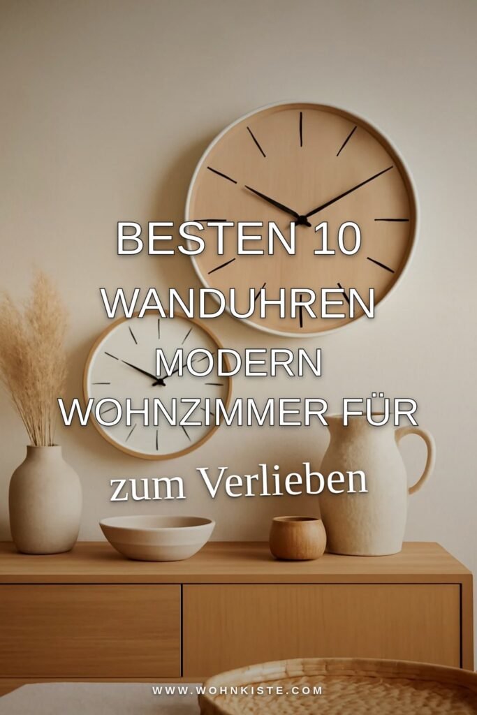 Die besten 10 Wanduhren modern Wohnzimmer für jeden Stil